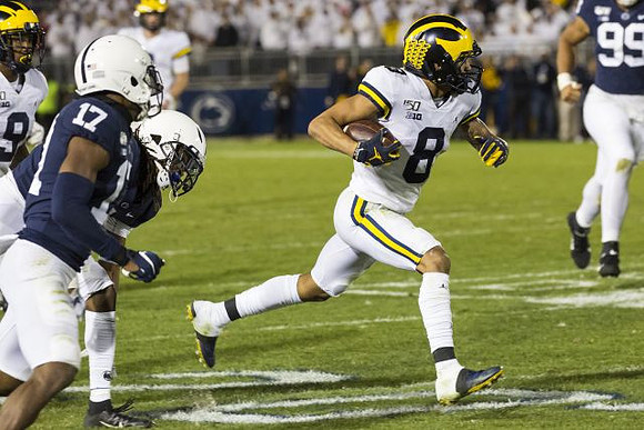 Donovan Peoples-Jones (9) and Ronnie Bell (8)