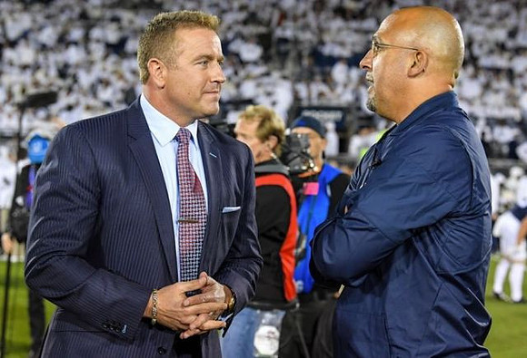 Kirk Herbstreit and Penn State Head Coach James Franklin