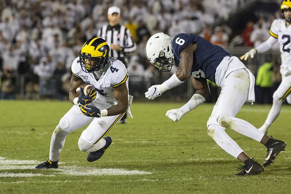 Nico Collins (4) and Shea Patterson (2)