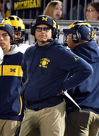 Jim Harbaugh and Josh Gattis