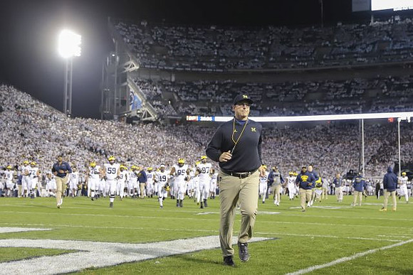 Jim Harbaugh and Michigan Team