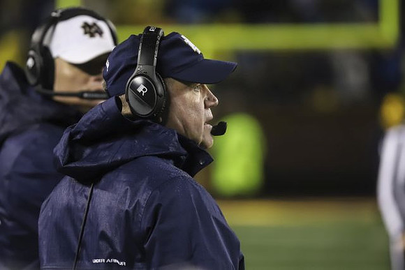 Notre Dame Head Coach Brian Kelly