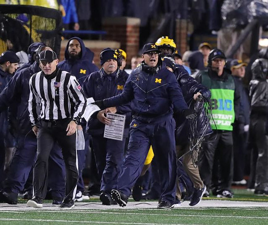 Don Brown and Jim Harbaugh