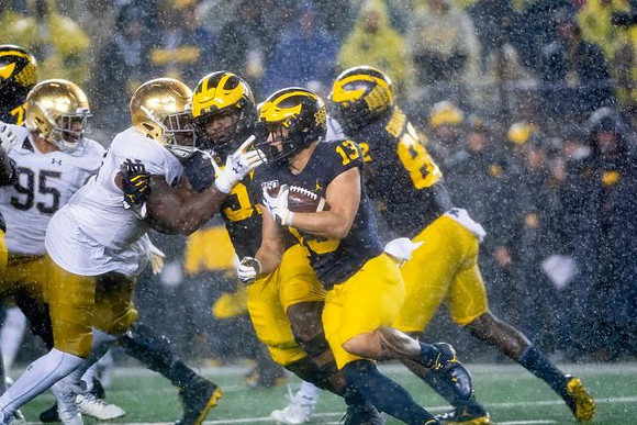 Tru Wilson (13) and Nick Eubanks (82)