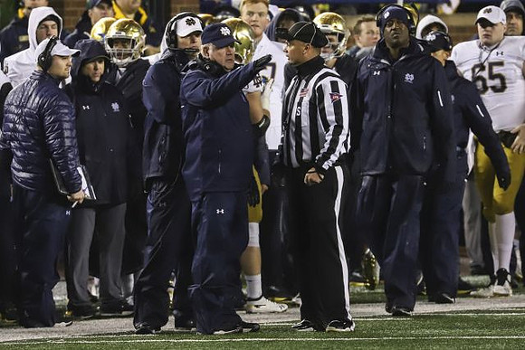 Notre Dame Head Coach Brian Kelly