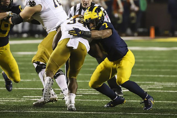 Jordan Glasgow (29) and Khaleke Hudson (7)