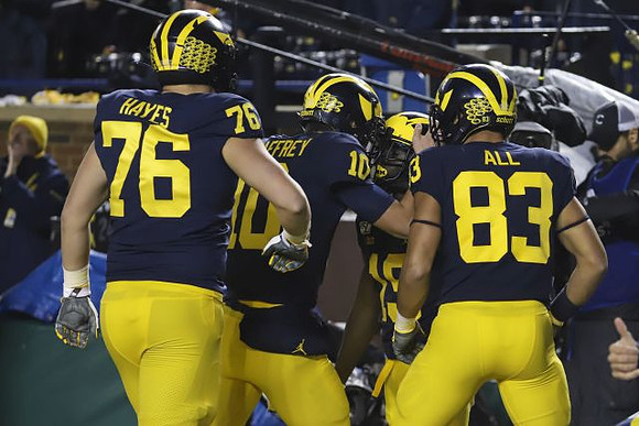 Ryan Hayes (76), Dylan McCaffrey (10), Dylan McCaffrey (10), and Erick All (83)