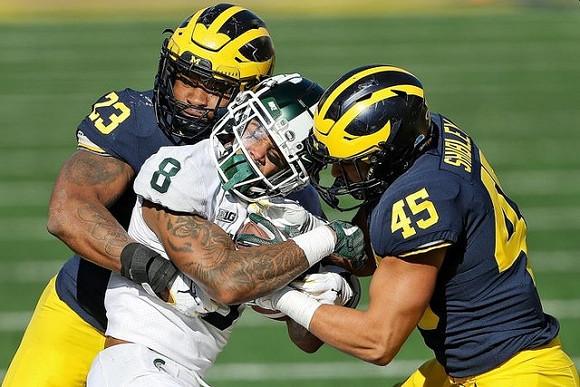 Michael Barrett (23) and Adam Shibley (45)