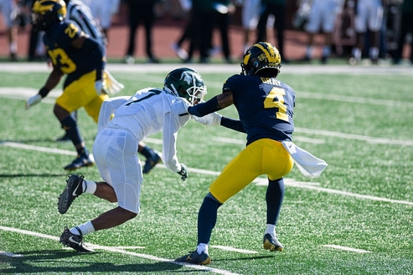 Michael Barrett (23) and Vincent Gray (4)