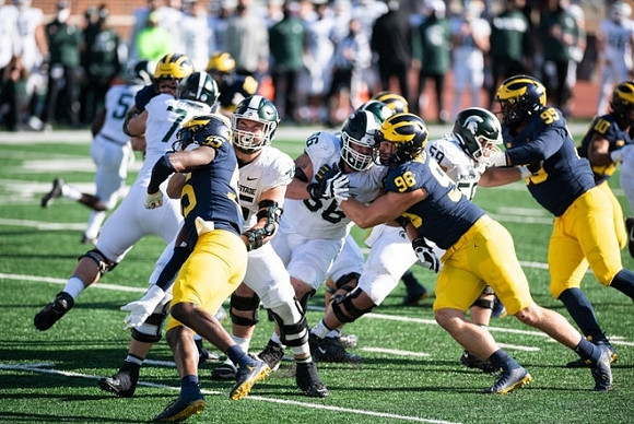 David Ojabo (55), Julius Welschof (96), Donovan Jeter (95), and Anthony Solomon (10)