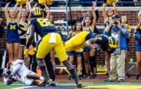 Nick Eubanks (82) and Donovan Peoples-Jones (9)