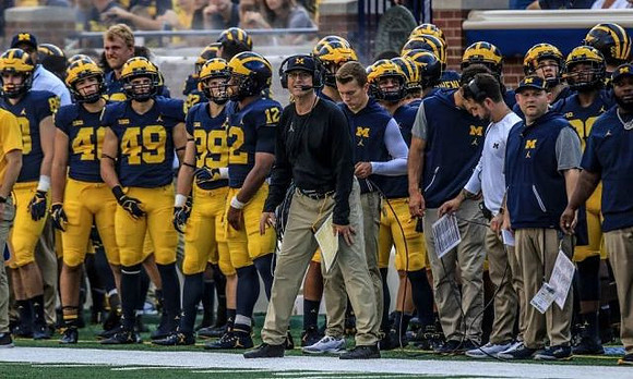 Jim Harbaugh and Michigan Team