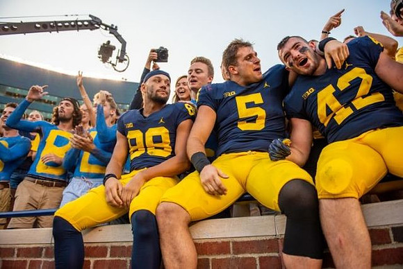 Grant Perry (88), Jared Wangler (5), and Ben Mason (42)