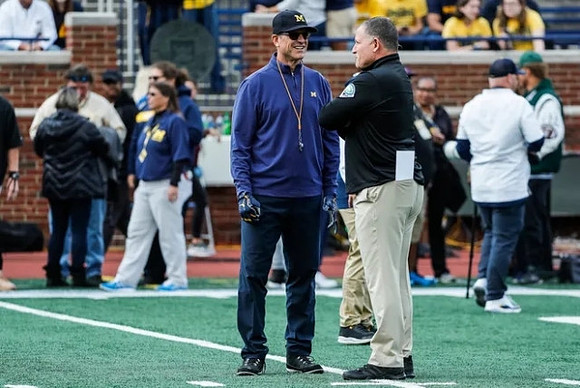 Jim Harbaugh, and Rutgers Head Coach Greg Schiano