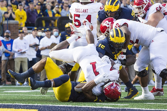 Josh Ross (12), Christopher Hinton (15), and Mazi Smith (58)