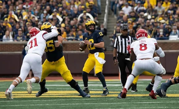 Zak Zinter (65), and Cade McNamara (12)