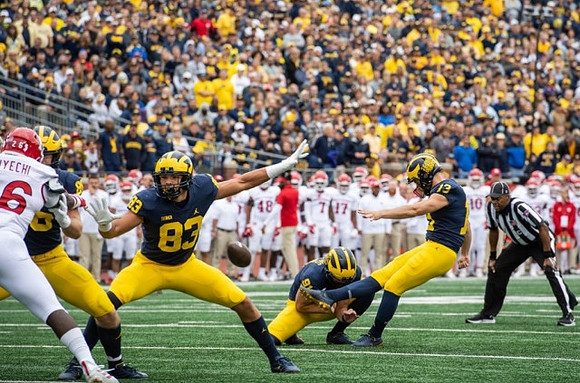 Luke Schoonmaker (86), Erick All (83), Brad Robbins (91), and Jake Moody (13)