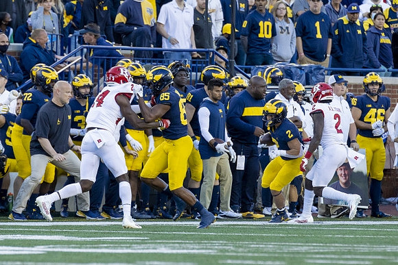 Daylen Baldwin (85), and Blake Corum (2)