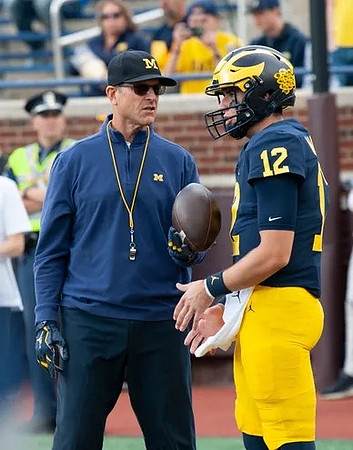 Jim Harbaugh, and Cade McNamara (12)