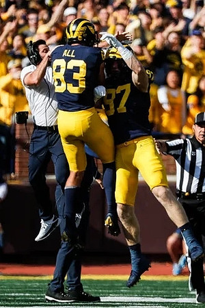 Erick All (83), and Aidan Hutchinson (97)