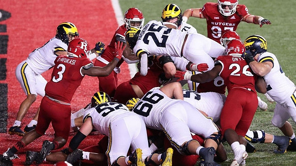Karsen Barnhart (52), Chuck Filiaga (66), and Hassan Haskins (25)