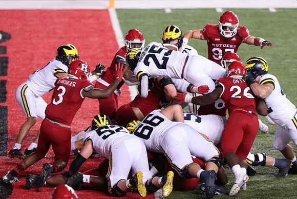 Karsen Barnhart (52), Chuck Filiaga (66), Hassan Haskins (25), and Andrew Stueber (71)