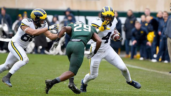 Grant Perry (88) and Nico Collins (4)