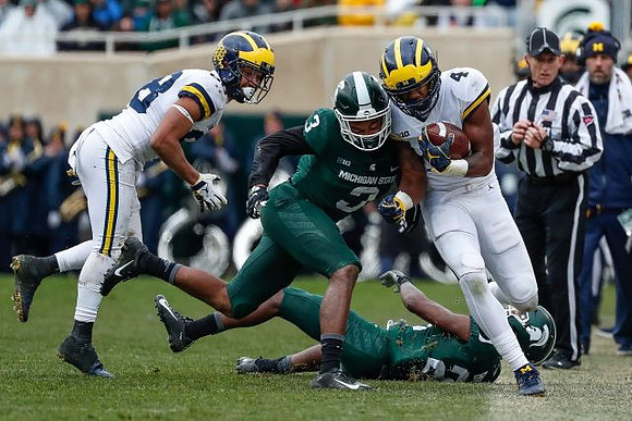 Grant Perry (88) and Nico Collins (4)