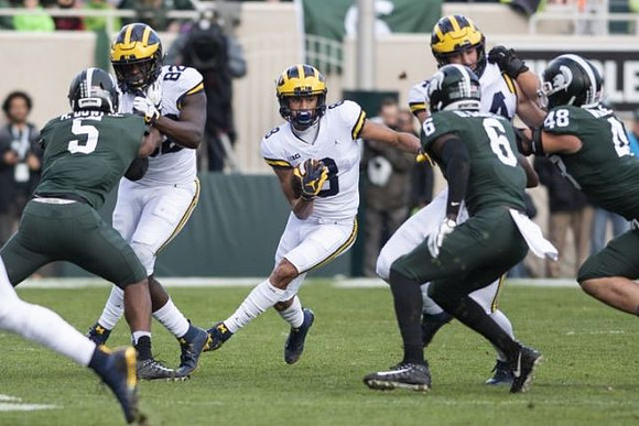 Nick Eubanks (82), Ronnie Bell (8), and Sean McKeon (84)