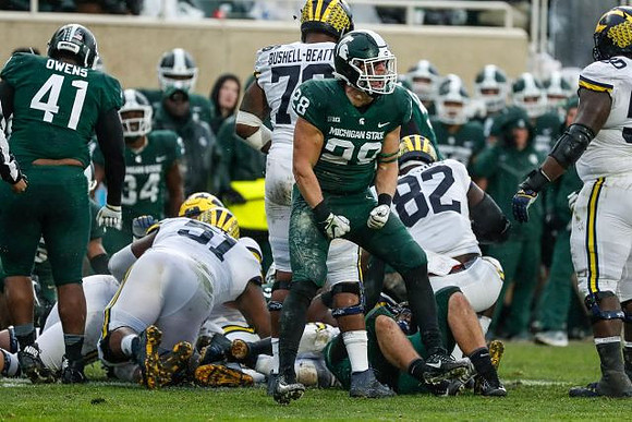 Cesar Ruiz (51), Juwann Bushell-Beatty (76), Nick Eubanks (82), and Michael Onwenu (50)