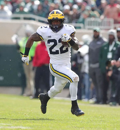 Karan Higdon (22)