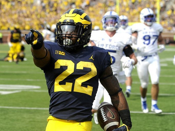 Karan Higdon (22)