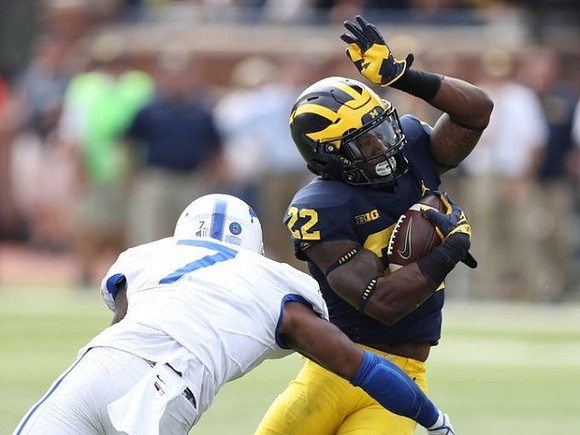 Karan Higdon (22)