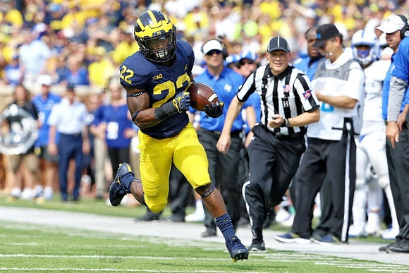 Karan Higdon (22)