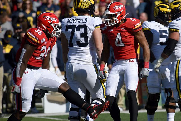 Jalen Mayfield (73), Michael Onwenu (50), and Ben Bredeson (74)