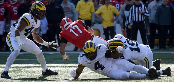 Cameron McGrone (44), Michael Danna (4), and Kwity Paye (19)
