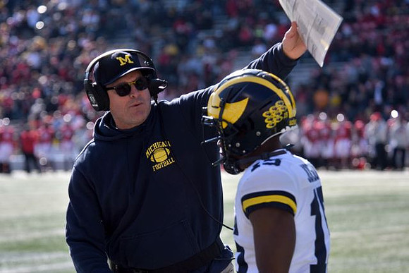 Jim Harbaugh and Giles Jackson (15)