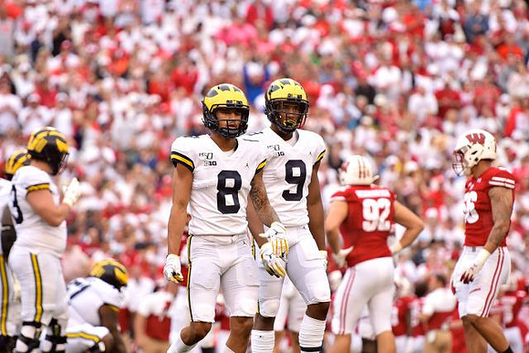 Ronnie Bell (8) and Donovan Peoples-Jones (9)