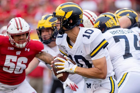 Dylan McCaffrey (10) and Ben Bredeson (74)