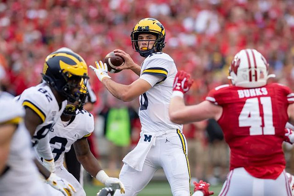 Nick Eubanks (82), Christian Turner (3), and Shea Patterson (2)