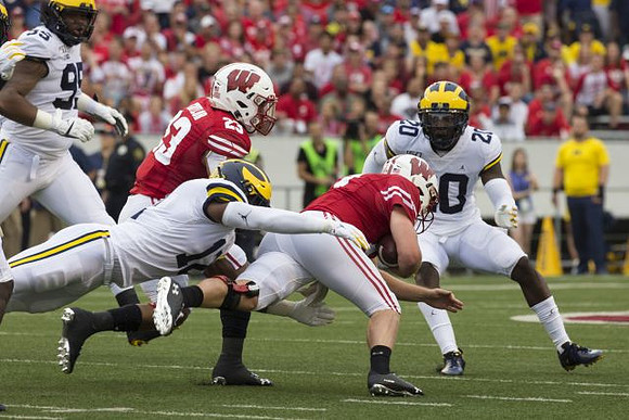 Donovan Jeter (95), Josh Ross (12), and Brad Hawkins (20)