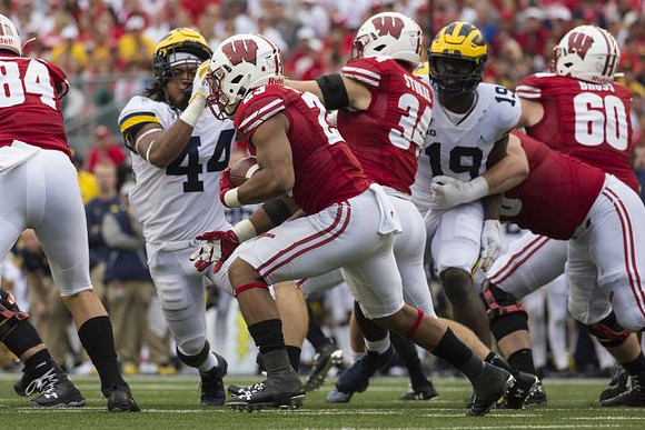 Cameron McGrone (44) and Kwity Paye (19)