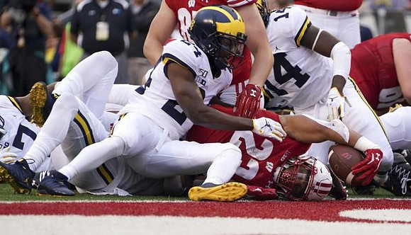 Lavert Hill (24) and Josh Metellus (14)