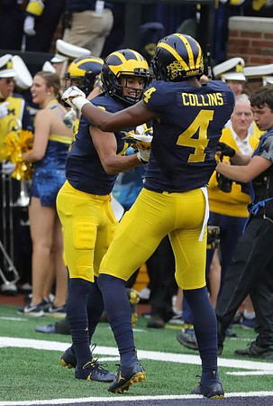 Ronnie Bell (8) and Nico Collins (4)
