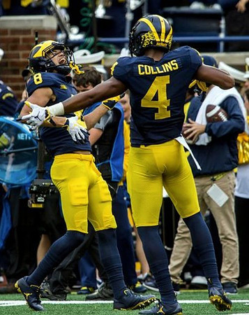 Ronnie Bell (8) and Nico Collins (4)
