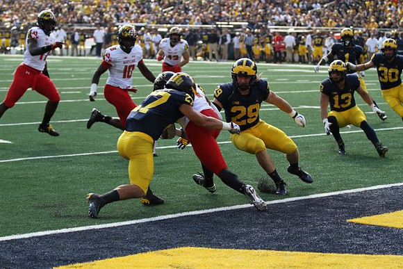 Joe Hewlett (27), Jordan Glasgow (29), Tru Wilson (13), and Tyler Cochran (30)