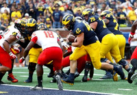 Ben Mason (42), Jon Runyan Jr. (75), and Juwann Bushell-Beatty (76)