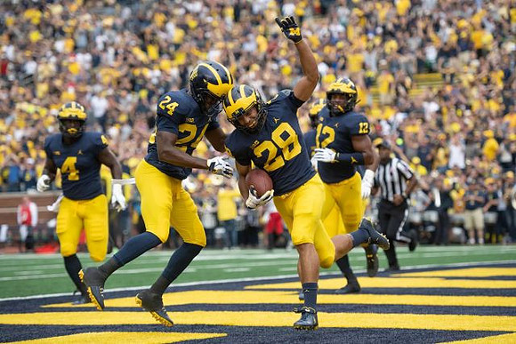 Reuben Jones (4), Lavert Hill (24), Brandon Watson (28), and Josh Ross (12)