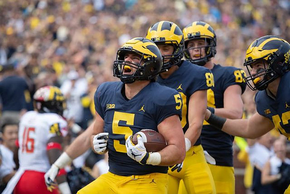 Jared Wangler (5), Oliver Martin (80), Zach Gentry (83), and Ben Mason (42)