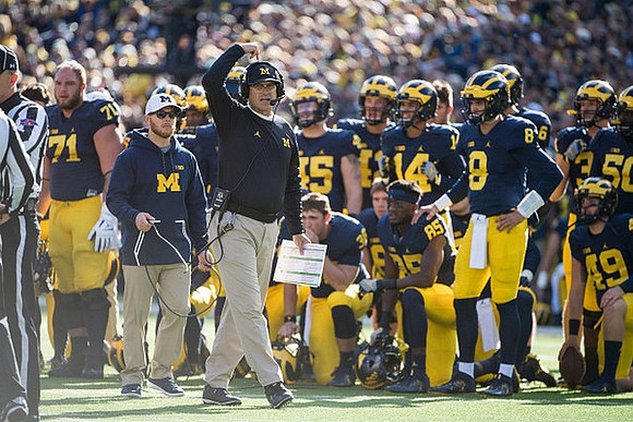 Jim Harbaugh and Michigan Team